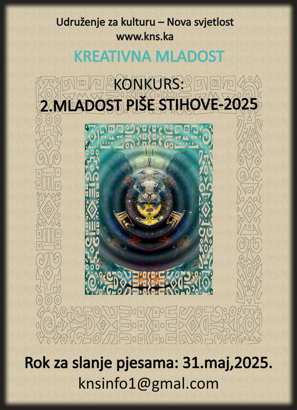 Mladost pise stihove2025 plakat fb